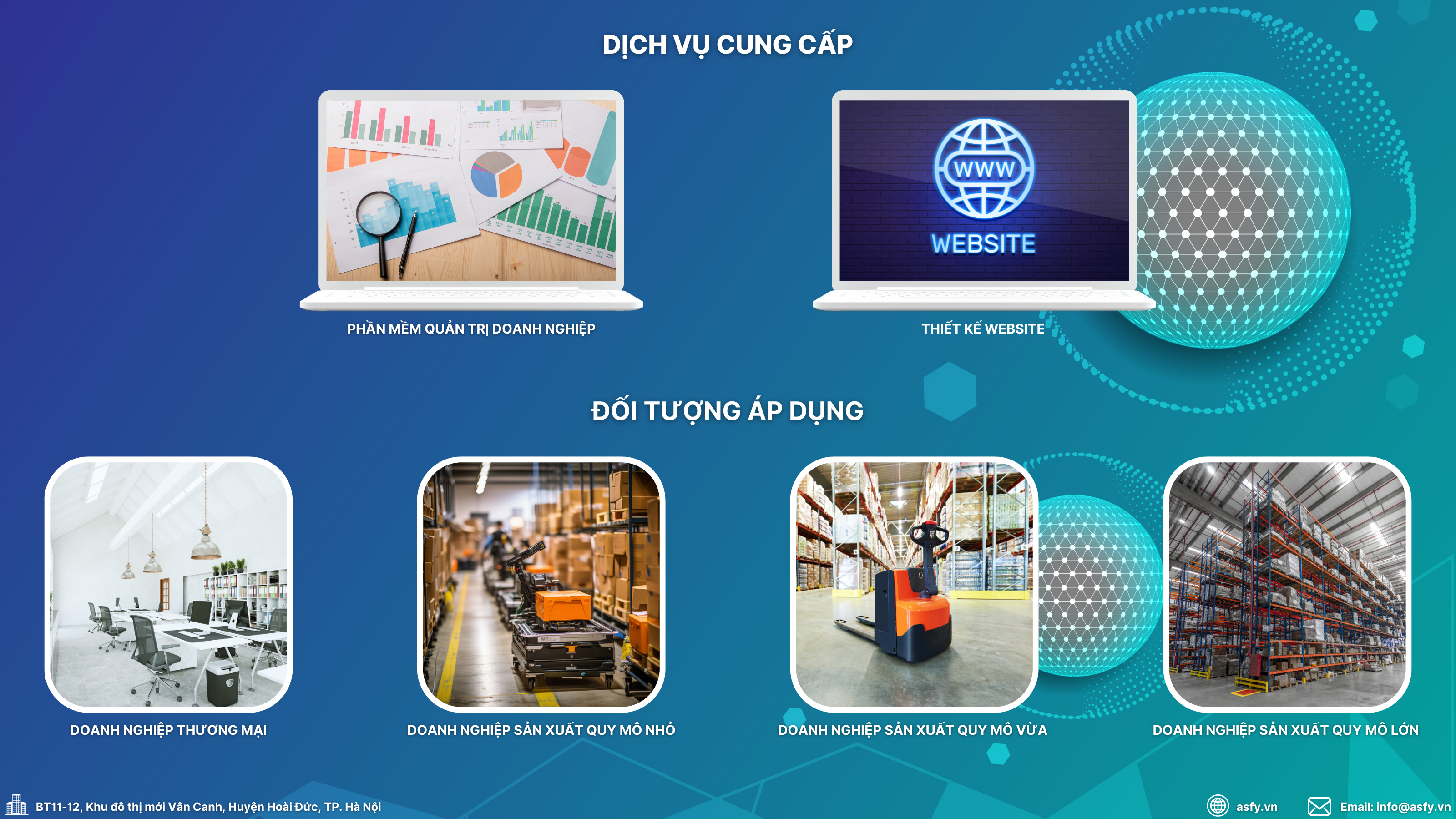 Dịch vụ cung cấp của ASFY